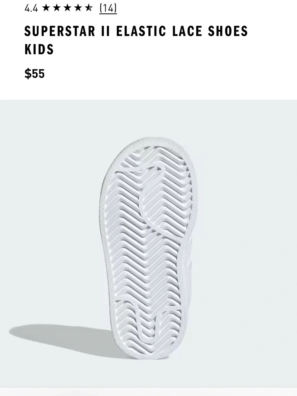 Toddler superstar II sneakers